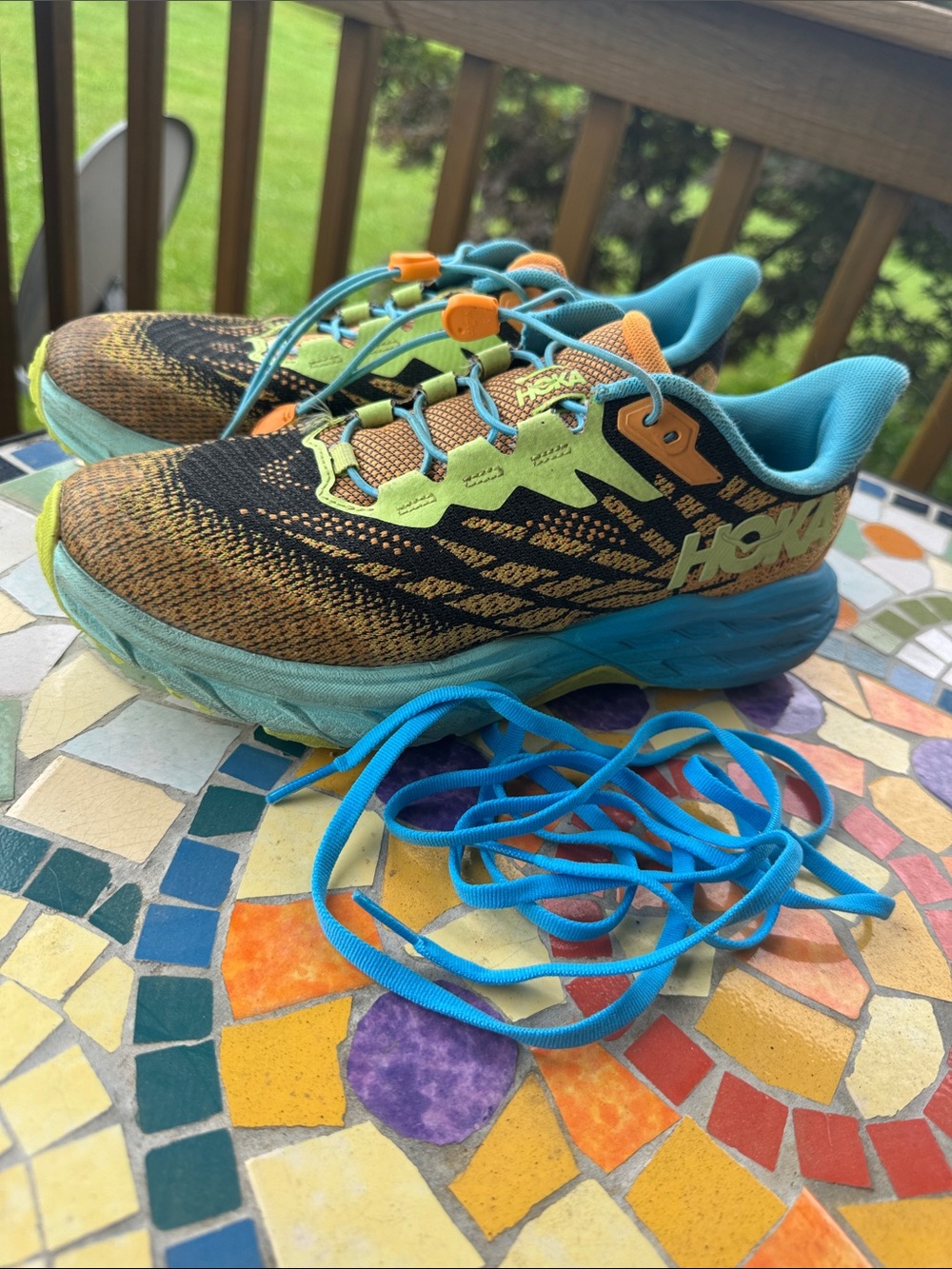 Hoka speed goat 5 youth big boy’s size 7